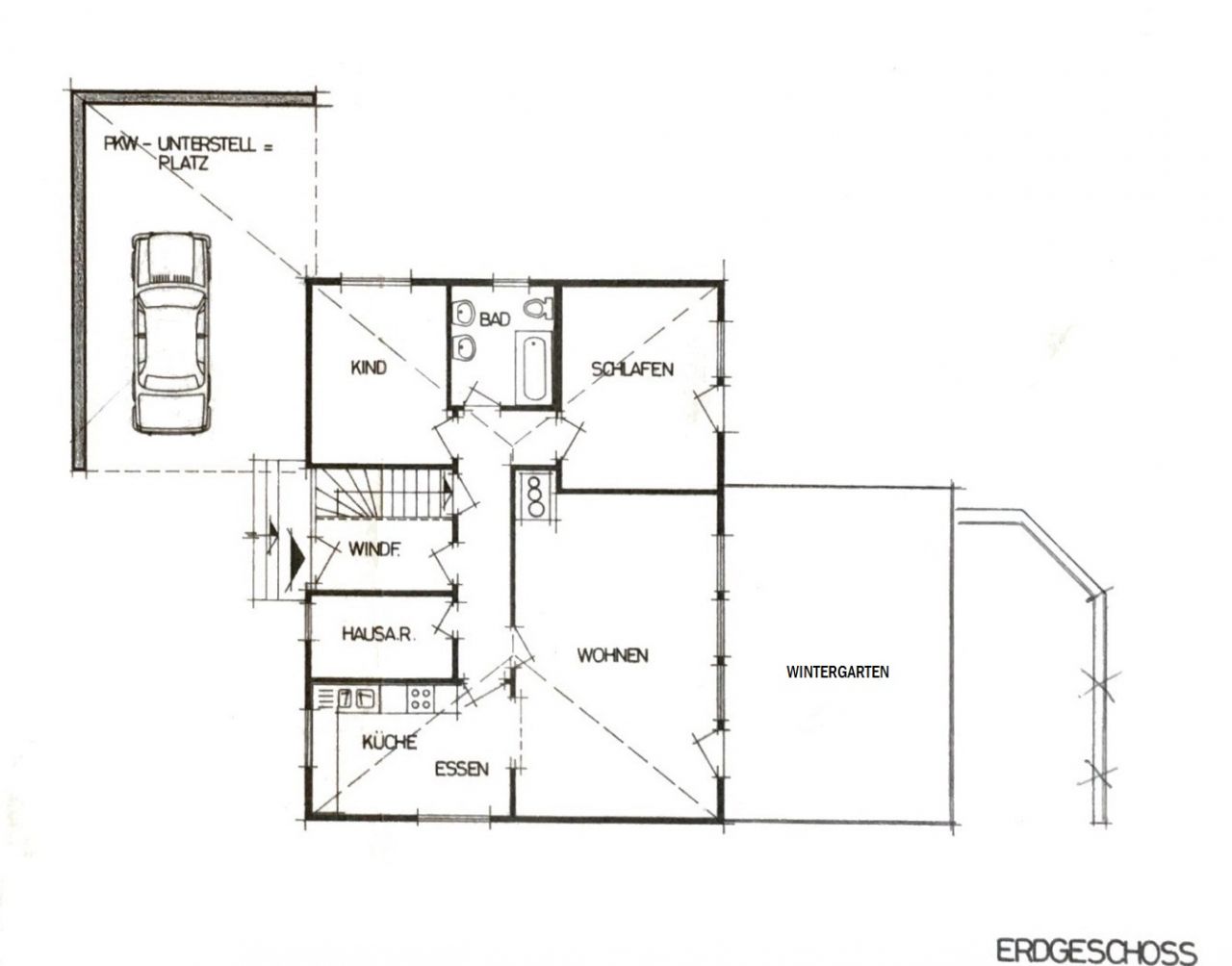 Bungalow mit Einliegerwohnung in bevorzugter Wohnlage von Reiskirchen.
