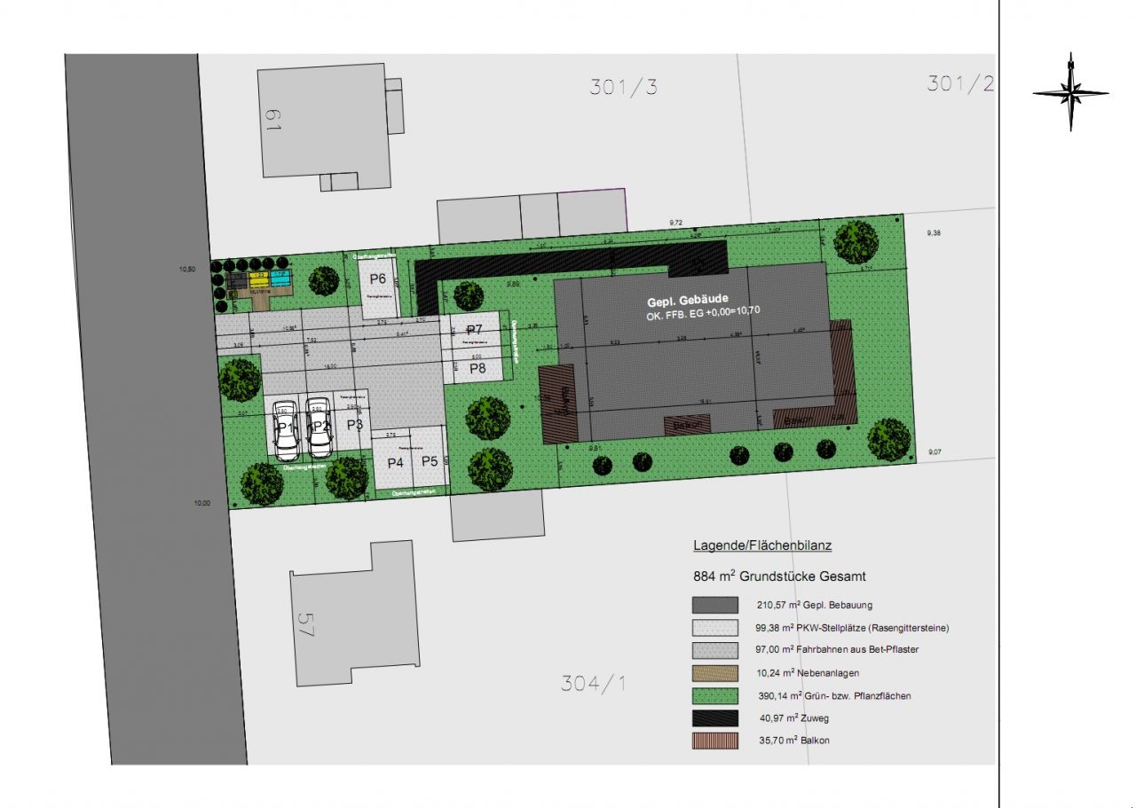 Freiflächenplan