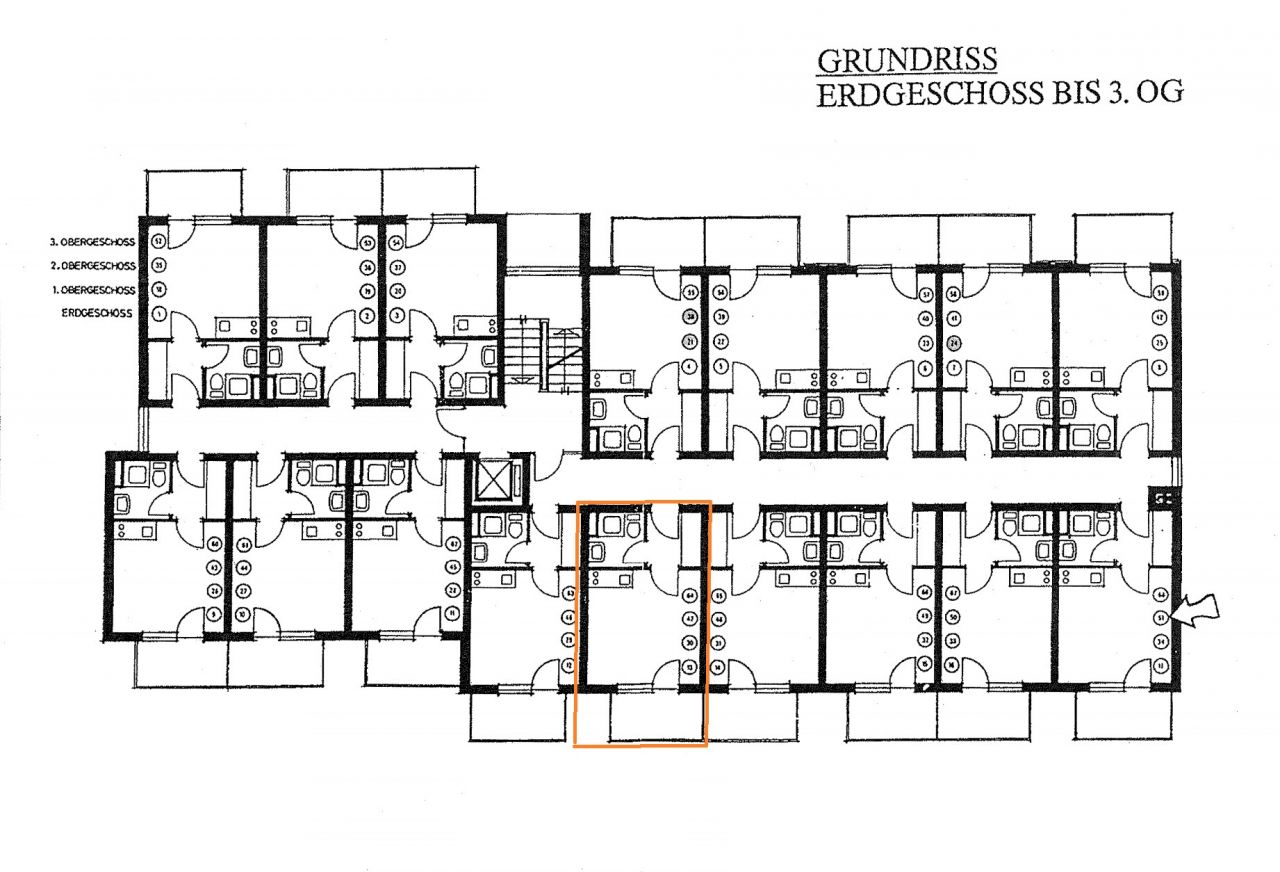 Grundriss Etage