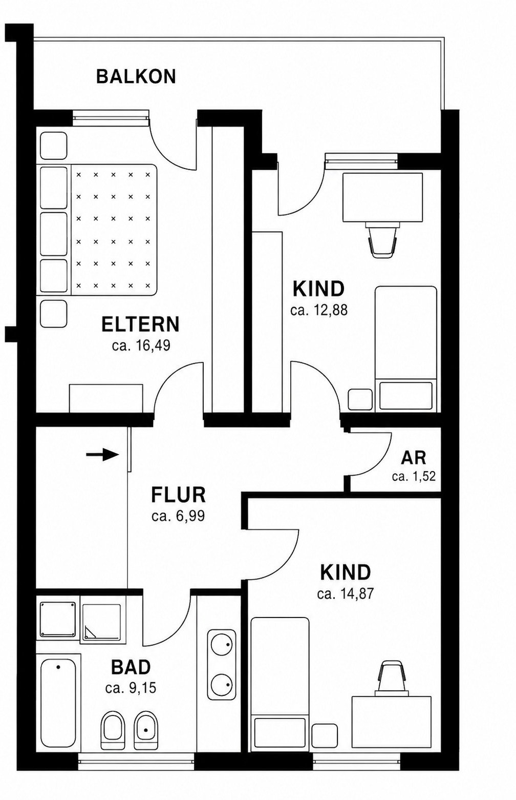 Grundriss Obergeschoss Grundriss Obergeschoss